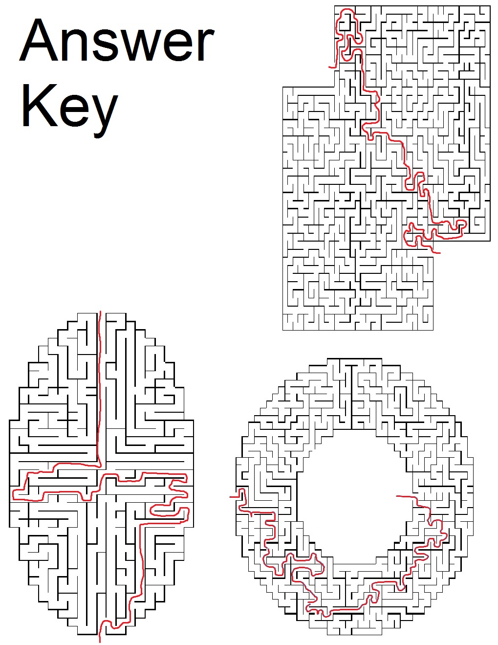 Turkey Mazes For School Teachers